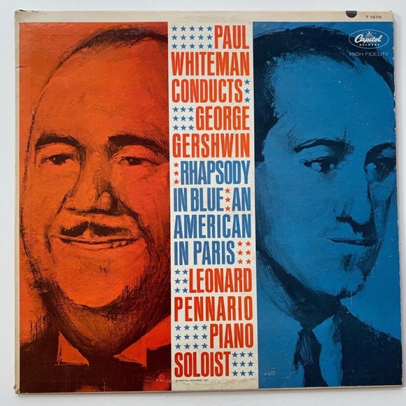 Paul Whiteman George Gershwin Rhapsody In Blue American In Paris Mono LP VG+ - Picture 1 of 8